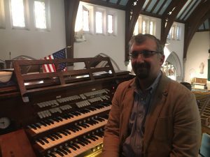 Mathew Hall in Choir Loft