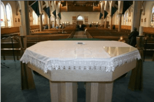 Current Marble Altar