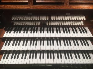 A close up of the Organ in the Choir Loft