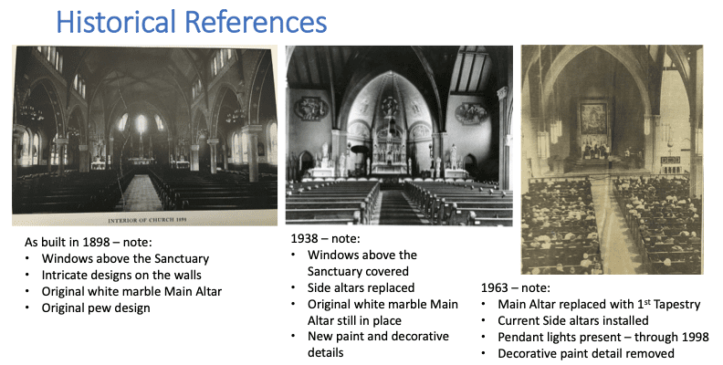 historical references from 1989, 1938, and 1963 in preparation for the 2022 renewal project