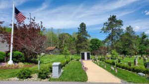 The Cremation Garden at Calvary Cemetery Memorial Day 2026